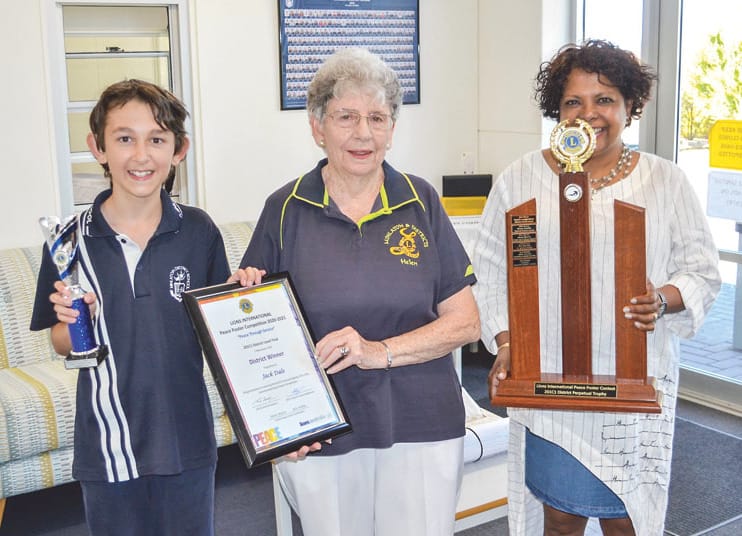 Minlaton Lions Club sponsors poster winner