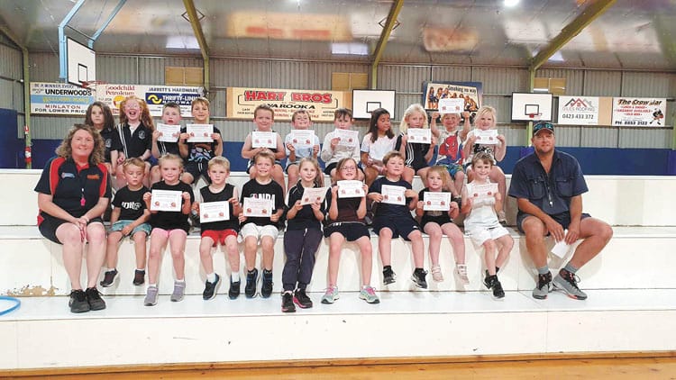 Minlaton Mini Hoops annual wrap