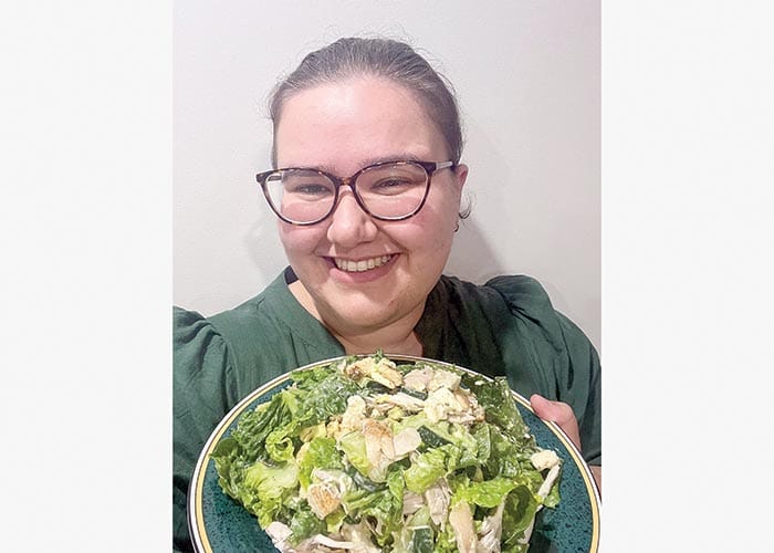 Quick, easy and fresh summer caesar salad