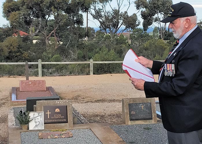 Vietnam Veteran Vigil at Ardrossan