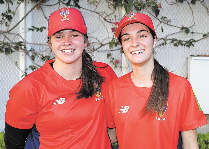 On an elevated stage