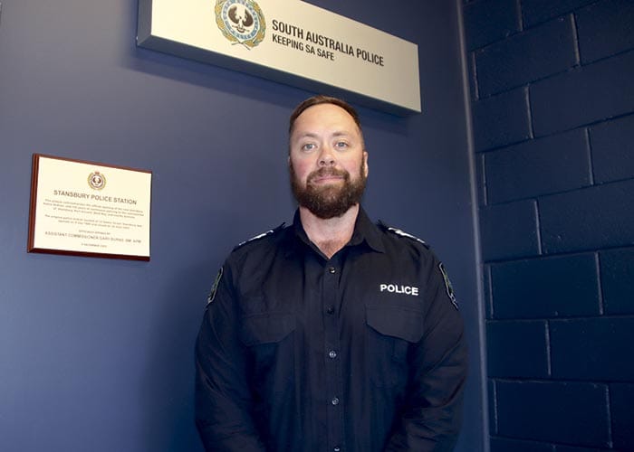 Stansbury welcomes latest police officer