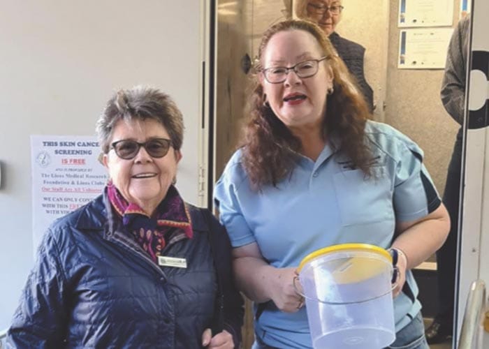 Moonta Lions Club sponsors skin cancer unit visit