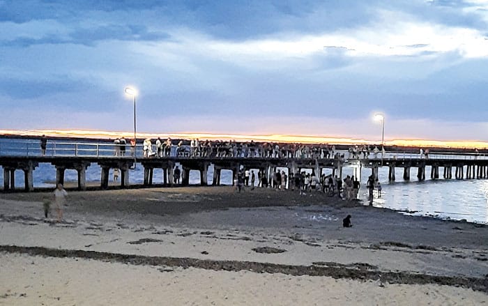 Rubber ducks race at Port Broughton