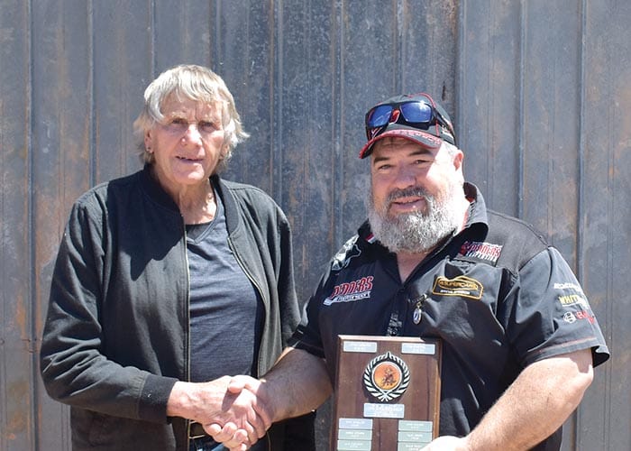 Moonta Dirt Bike Club awards new life member