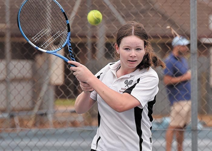 Mid YP junior tennis