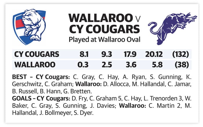 YPFL: Classy Cougars outgun the Dogs