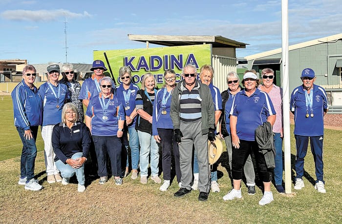 Glorious weather for Masters Games croquet