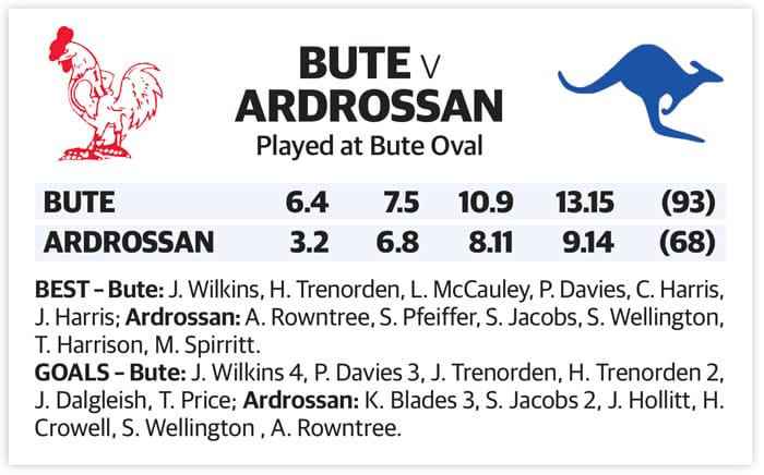 YPFL: Bute secures win against Ardrossan