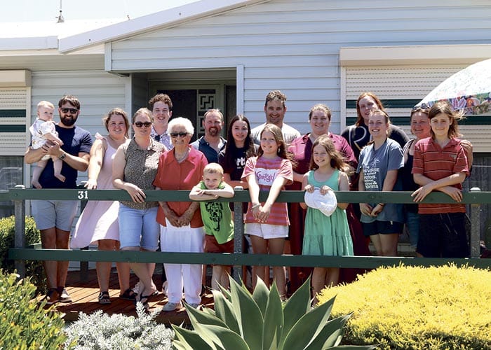 Faulkners gather to celebrate Vonnie’s 90th