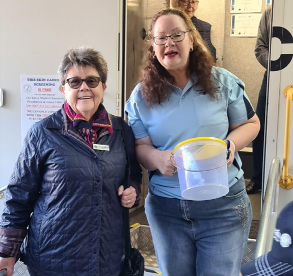 Moonta Lions sponsor skin cancer unit visit