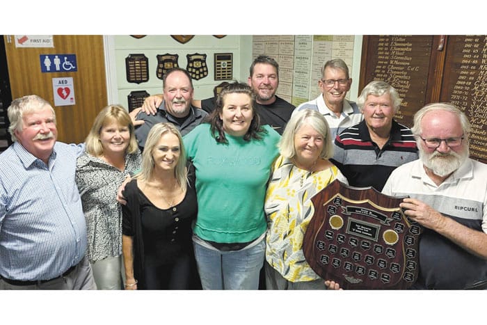 Port Broughton celebration of bowling champions