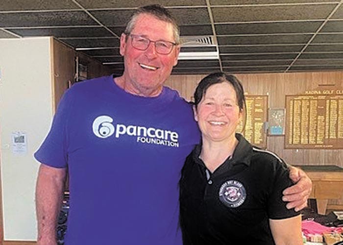 Locals walking to support pancreatic cancer sufferers