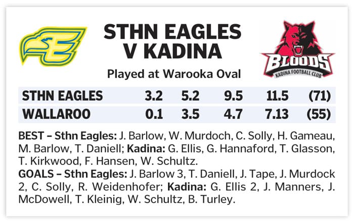 YPFL: Eagles’ experience ensures a victory