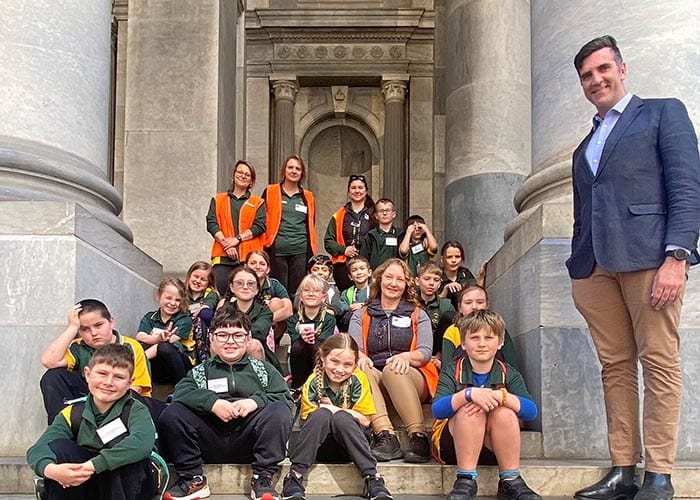 Wallaroo PS tour SA’s Parliament House