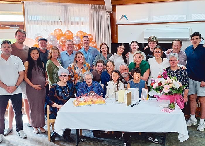 Claire celebrates a hundred years