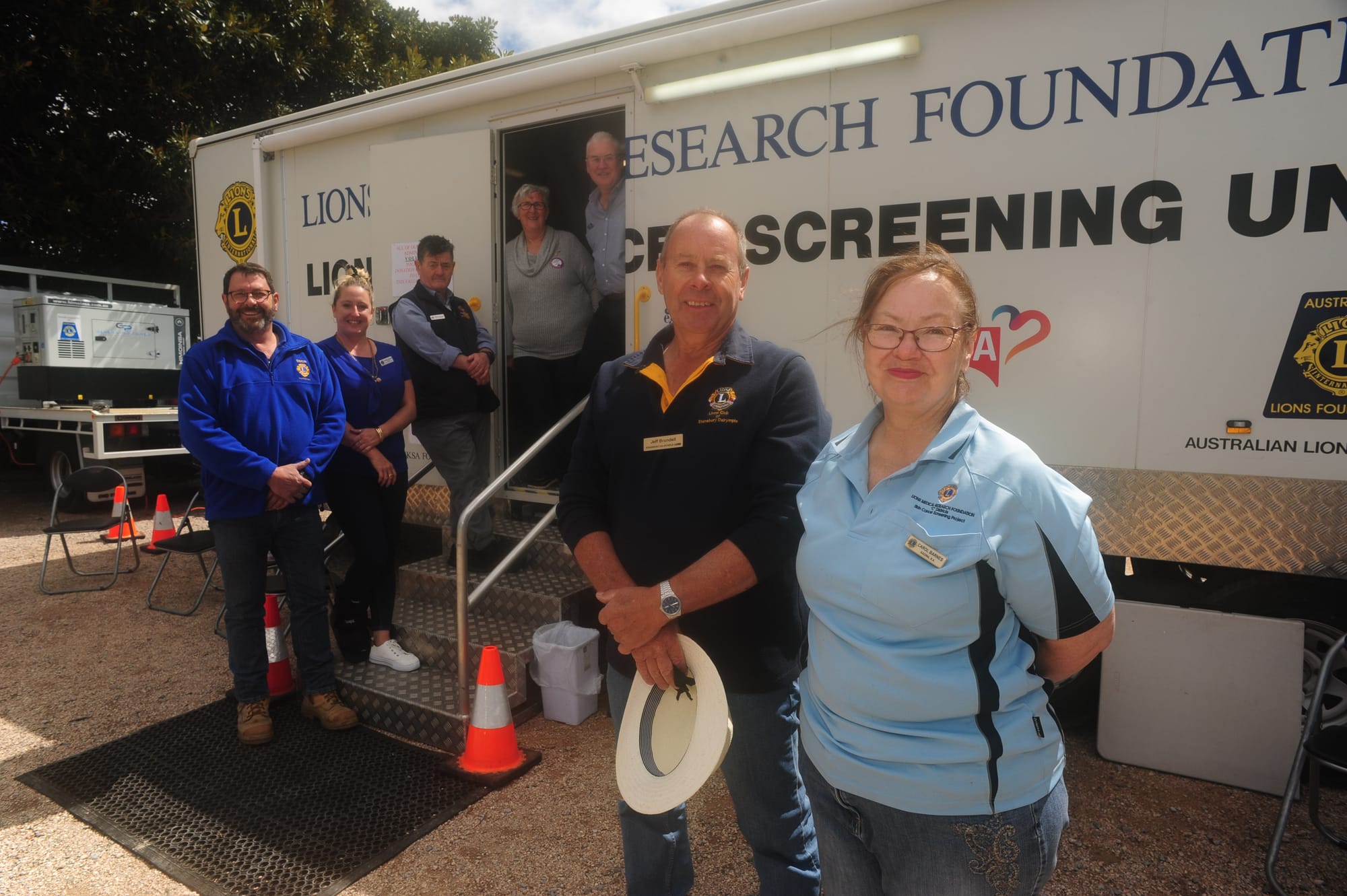 Skin check at Stansbury