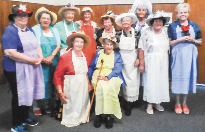 Easter bonnet parade at Ardrossan Garden Club