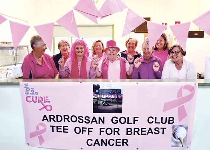 Breast cancer Pink Day held at Ardrossan GC