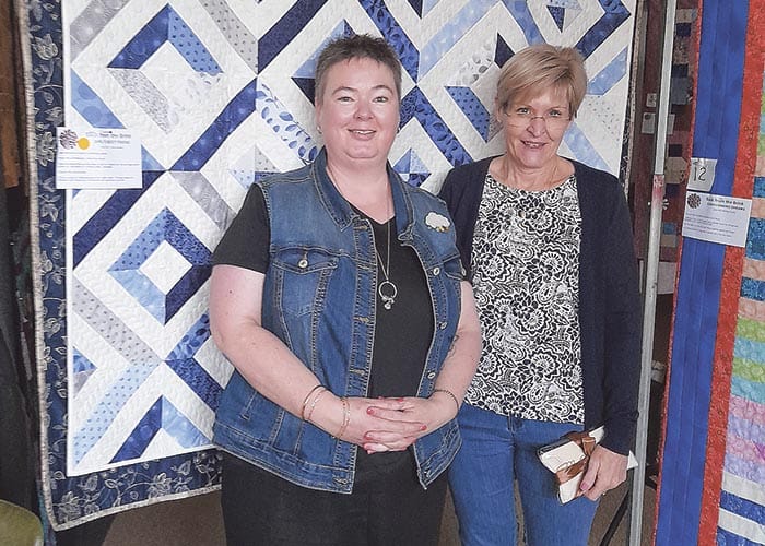 Golden Harvest Quilters’ post-pandemic display