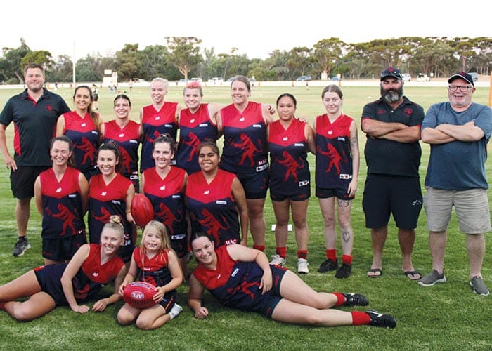 Moonta women comeback winners on historic debut