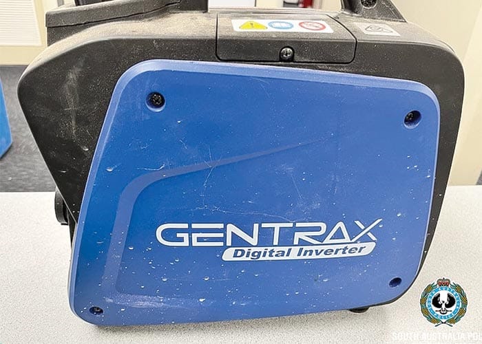 Police News... Generator found at Kadina