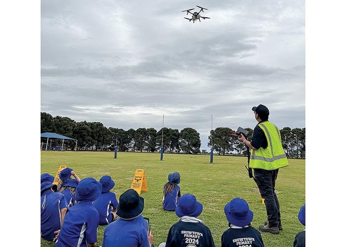 Snowtown PS hits the skies with new drones