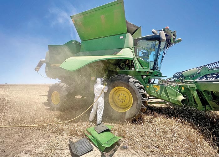 Ten tips to reduce risk of harvester fires