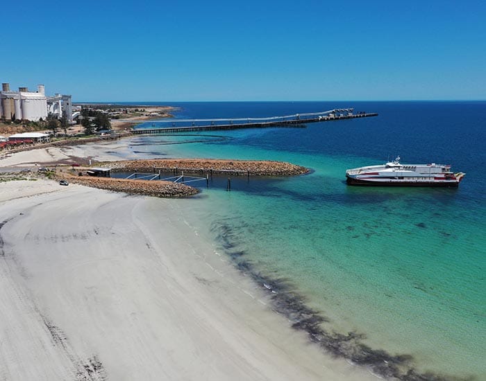 Wallaroo to Lucky Bay ferry service here to stay