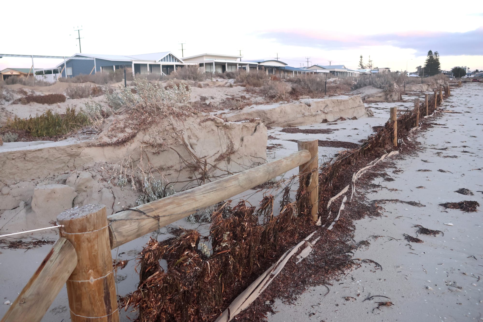 Storm-damaged dunes to be repaired at North Beach