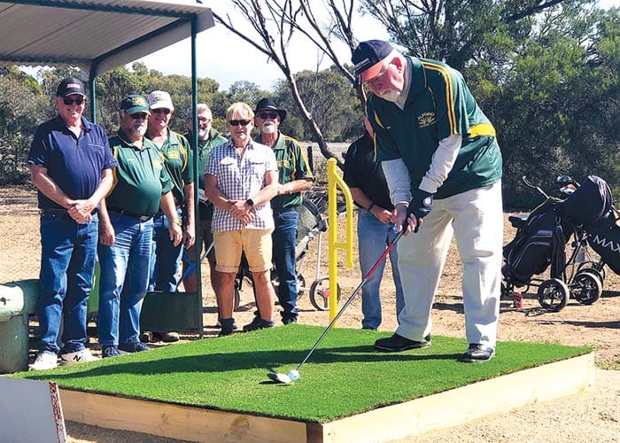 Alford golfers tee off
