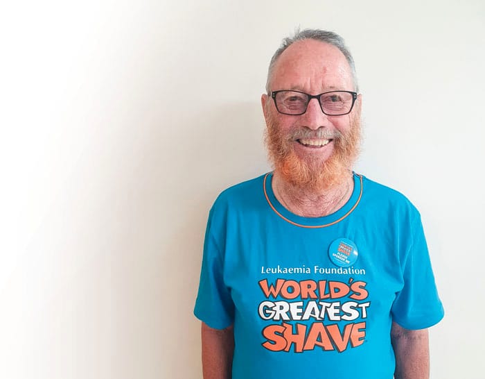 Trev to shave colourful hair