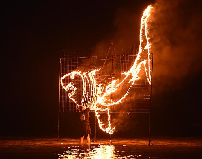 ‘Powerful feeling’: finale of fire