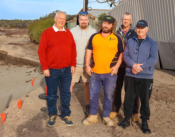 Community driving action in Foul Bay