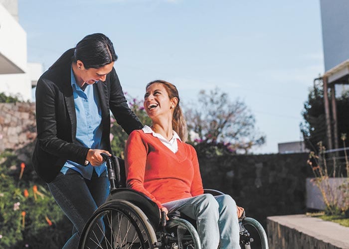 Empowerment after spinal cord injuries