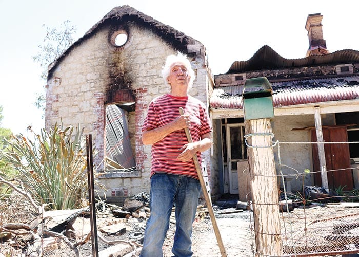 Fire destroys family home