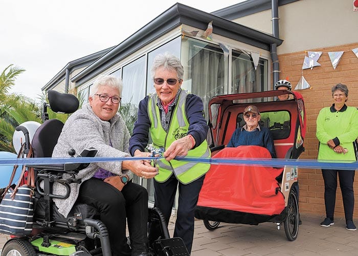 Trishaw service pedals to fruition