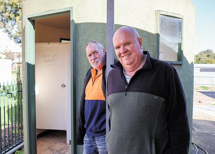 Makeover for men’s toilets at Bute RSL