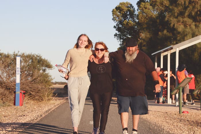 Paul’s walk in progress