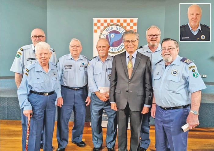 Sea rescue volunteers recognised