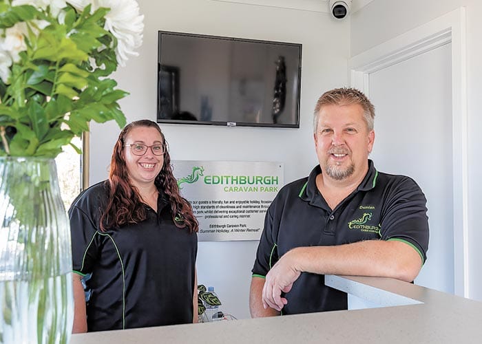 Seaside activities at Edithburgh Caravan Park