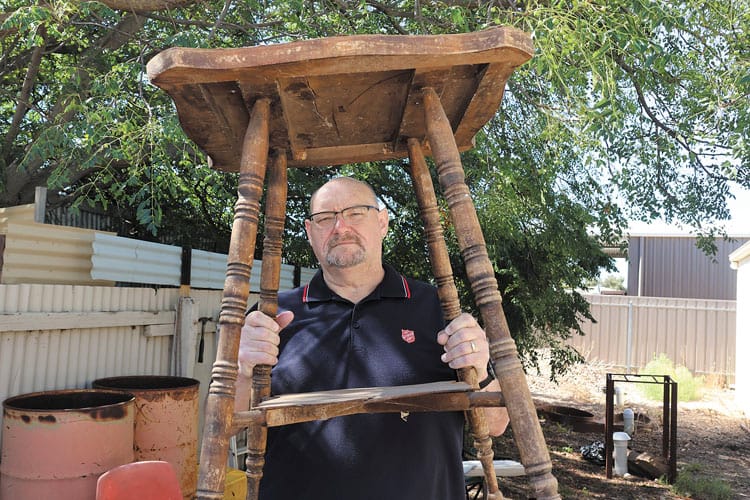 A LOAD OF RUBBISH - Salvos urging people to donate responsibly