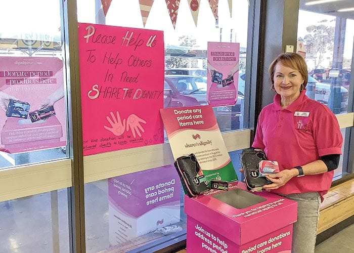 Urgent calls to donate period products locally
