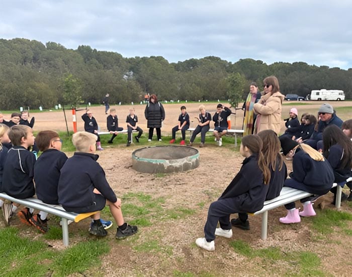 Moonta students help plant trees