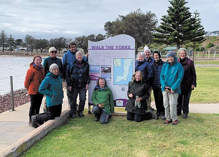 Gawler bushwalkers Walked the Yorke
