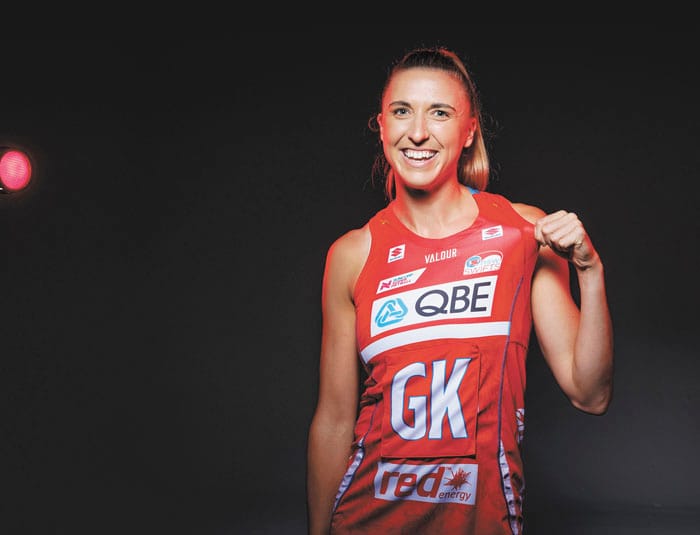 Klau shoots 100th Super Netball game