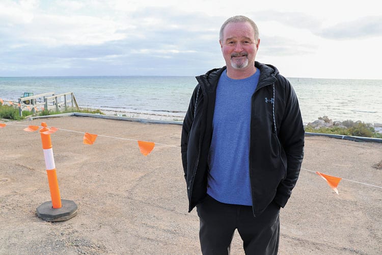 Top beach in sight from new shelter