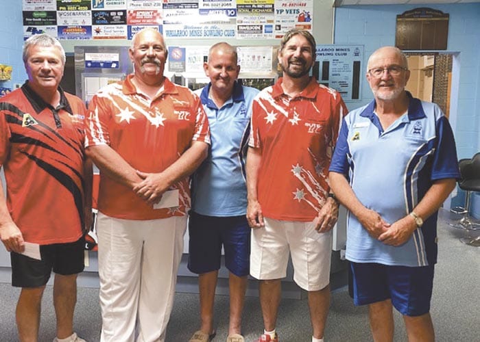 Wallaroo Mines hosts men’s triples tournament