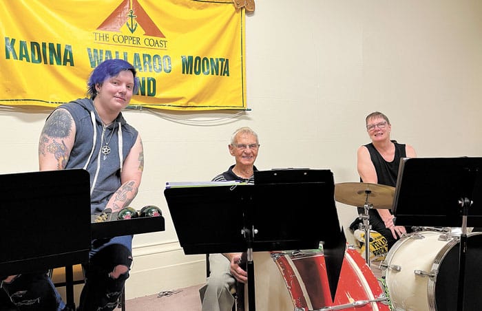 Family occasion at band practice