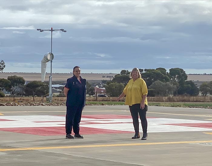 New helipad takes flight at Wallaroo